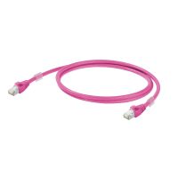1201270020 Patch Cable Cat 6A RJ45 IP20 2.0M Magenta