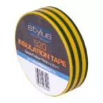 PVC Insulation Tape 20M - Green/Yellow Stripe