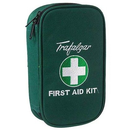 Vehicle & Low Risk First Aid Kit With Soft Case - Green 856603