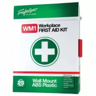 WM1 Wall Mount First Aid Kit (Plastic Case) 876479