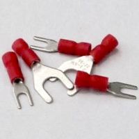 TVF1-6TG Twin Grip Red Insulated Fork Terminals 0.5 - 1.5 mm²