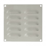 IP-PSLV130130 Louvre Vent 130 x 130 mm Powder Coated
