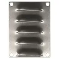 IP-SSLV10075 Louvre Vent 100x75mm Stainless Steel