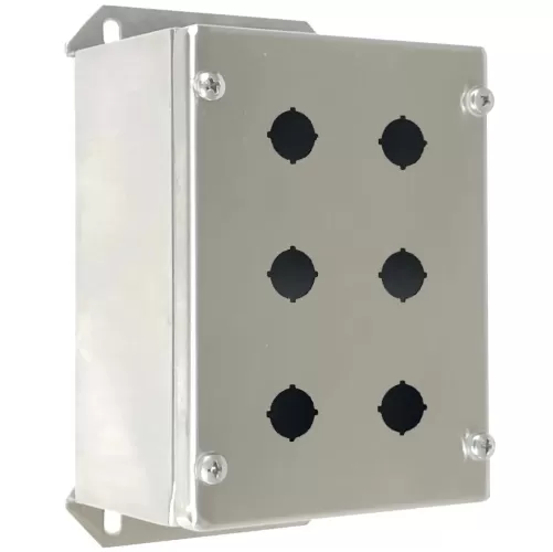 IP-SSPB6 Pushbutton Enclosure Stainless Steel