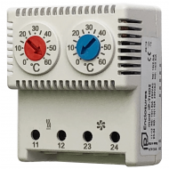 IP-THD2 Thermostat Double NC|NO 0/+60| 0/+60 °C