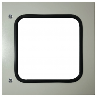 IP-8080WINDOOR Transparent Door Steel Powder Coated