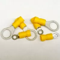 TVR5-12TG Twin Grip Yellow Insulated Ring Terminals 4.0 - 6.0 mm²